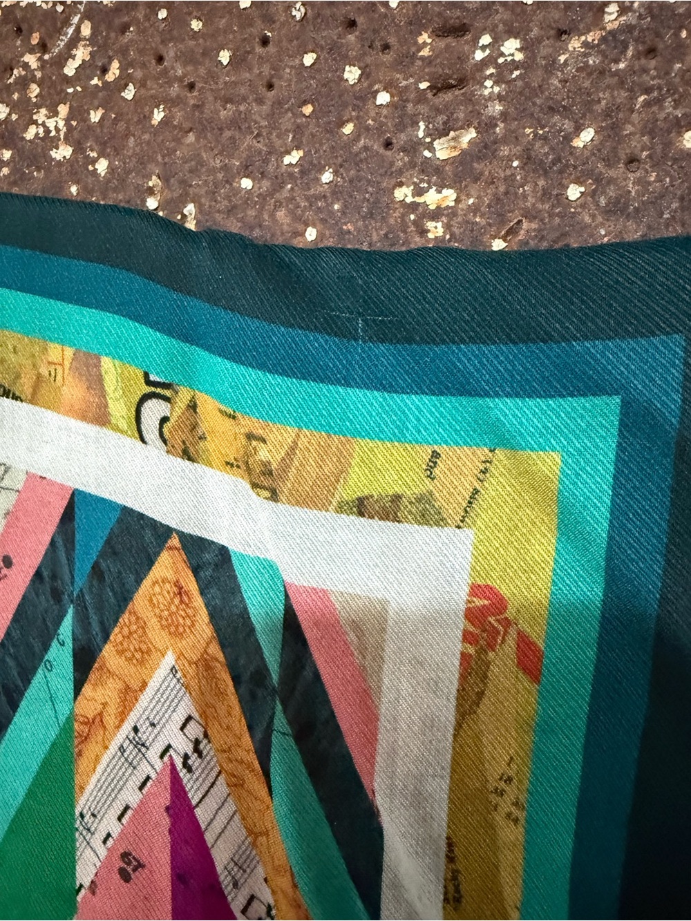 Double D Ranch Cream Multi‑Color Graphic Poncho Top - Picture 5 of 8